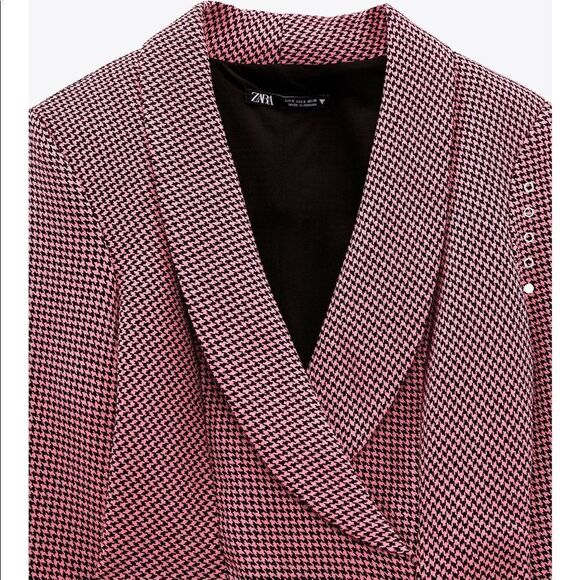 Zara houndstooth blazer dress - Picture 9 of 16